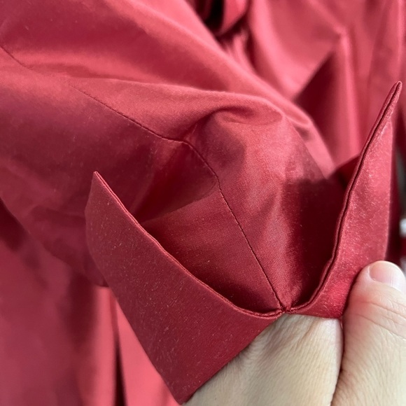 Nina Mclemore Silk Dupioni Ruffle Suzanne - Size 12 - NWT - Picture 10 of 11